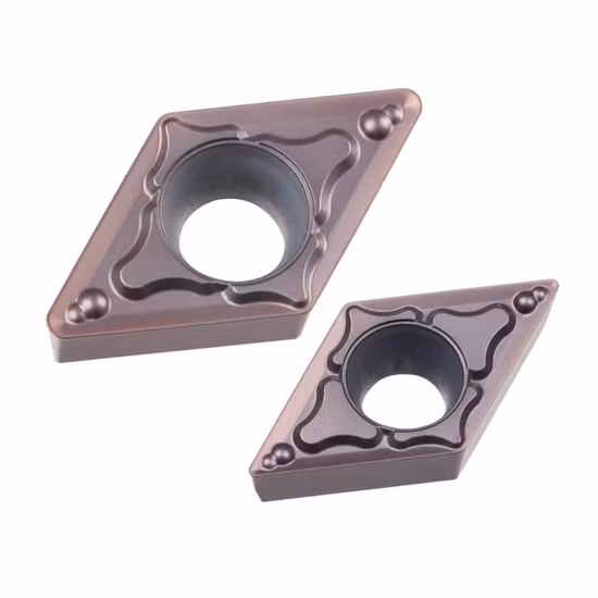 Wyk 超硬インサート Dcmt/Vbmt/Cnmg 超硬ダブルコーティング旋削インサート ボーリングバー用超硬 CVD コーティング タイプ D 内径旋削工具
